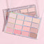 Palette de fards à paupières mates 16 couleurs rose nude taupe