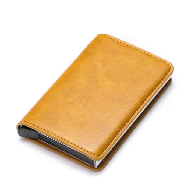 Porte-cartes en cuir pour homme premium avec protection RFID