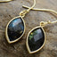 Geometrical Shape Natural Stone Dangle Earrings