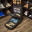 Black Leather Carry-On Roller Bag (Only 150 Made) - Korvel