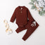 Conjunto de Punto Acogedor para Bebé Otoño