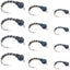 Premium Black Zebra Midge Fly Assortment - 12 Pack with Bead Heads - Sizes 14, 16, 18 for Tailwater & Lakes - Korvel