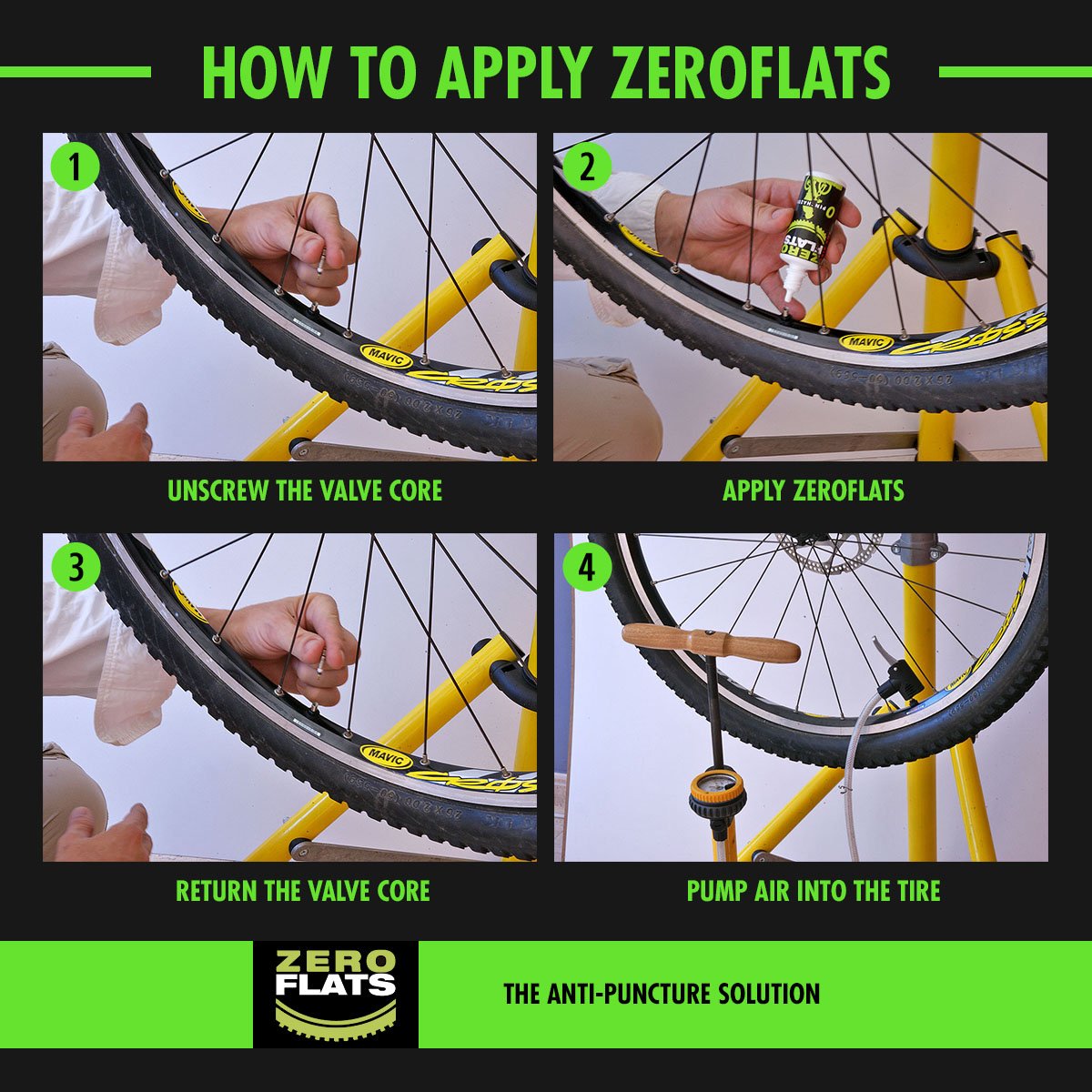ZeroFlats Premium Anti-Puncture Sealant (500 ml)