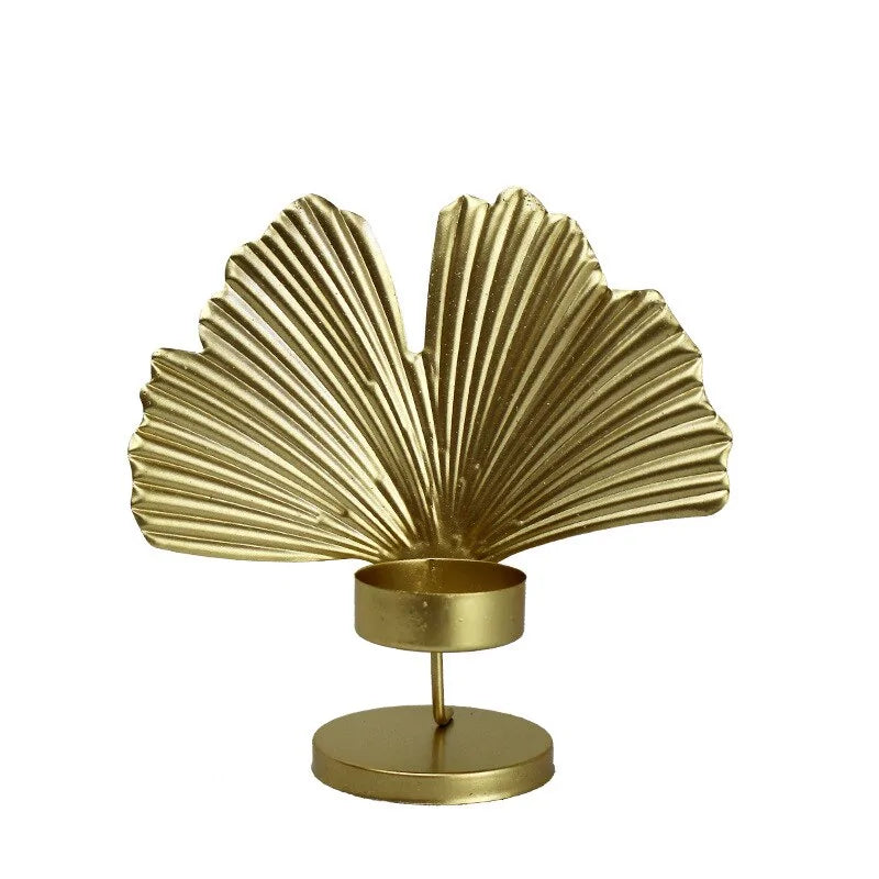 Iron Candlestick Holder: Nordic Design for Elegant Décor