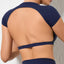 T-shirt de fitness sans dos pour un mode de vie actif