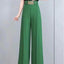 Elegant High-Waist Stretchy Wide-Leg Pants for Women