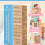 Alternativa de Libro de Invitados de Bloques de Madera - 75 Pcs