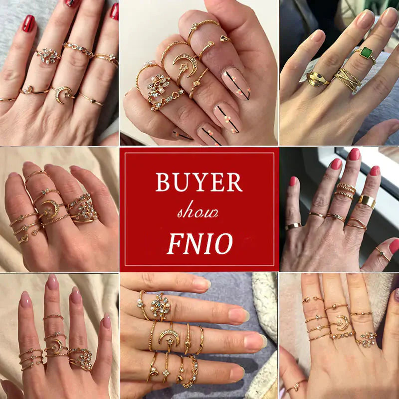 Bohemian Chain Rings - Unique Elegance