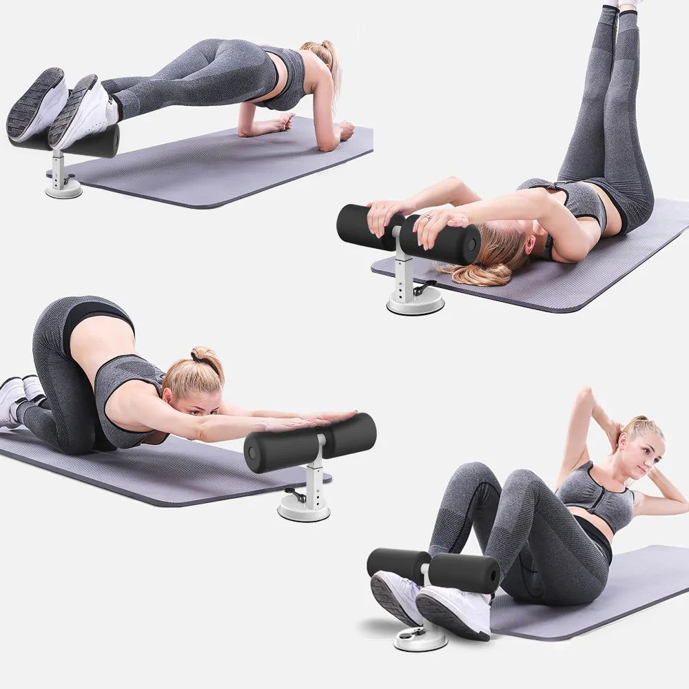 Máquina de Abdominales Ajustable para Entrenamientos en Casa