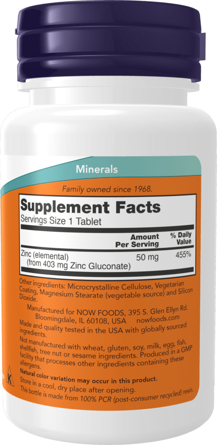 Premium Zinc 50mg Supplement
