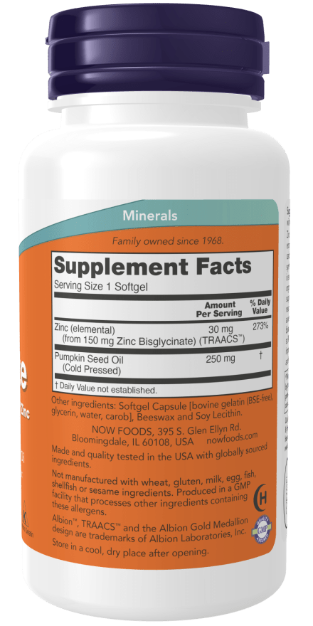 Premium Zinc Glycinate Softgels