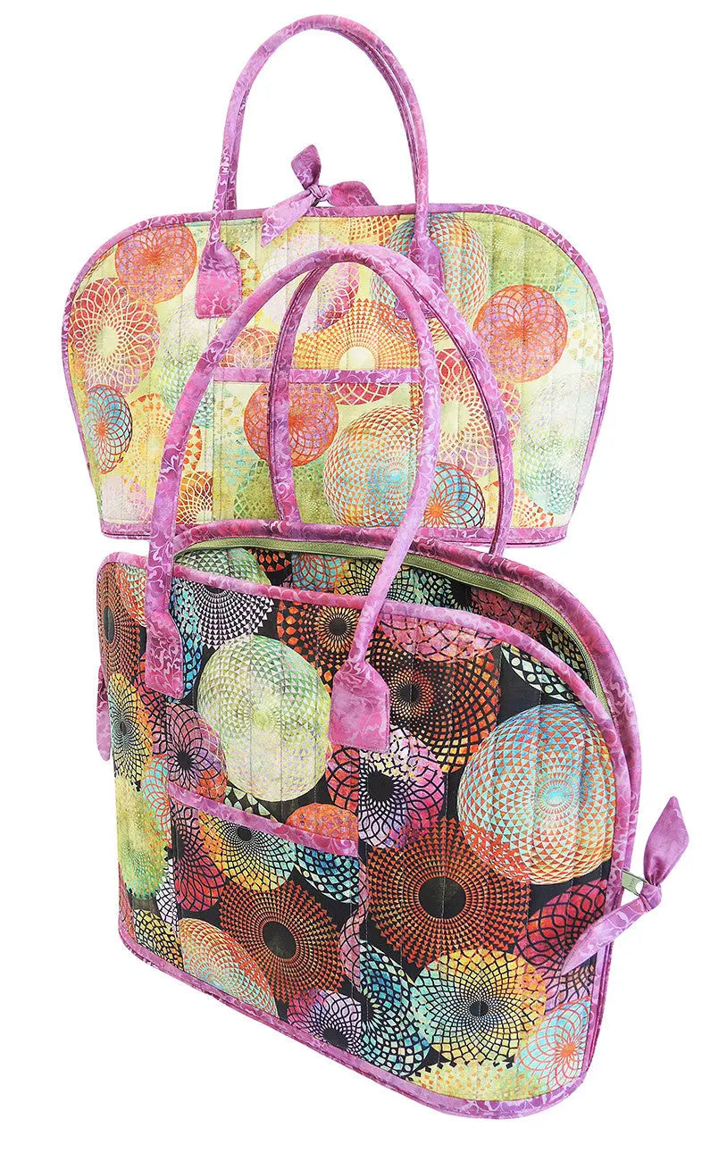 Premium Zip Around Dome Top Travel Organizer Bag