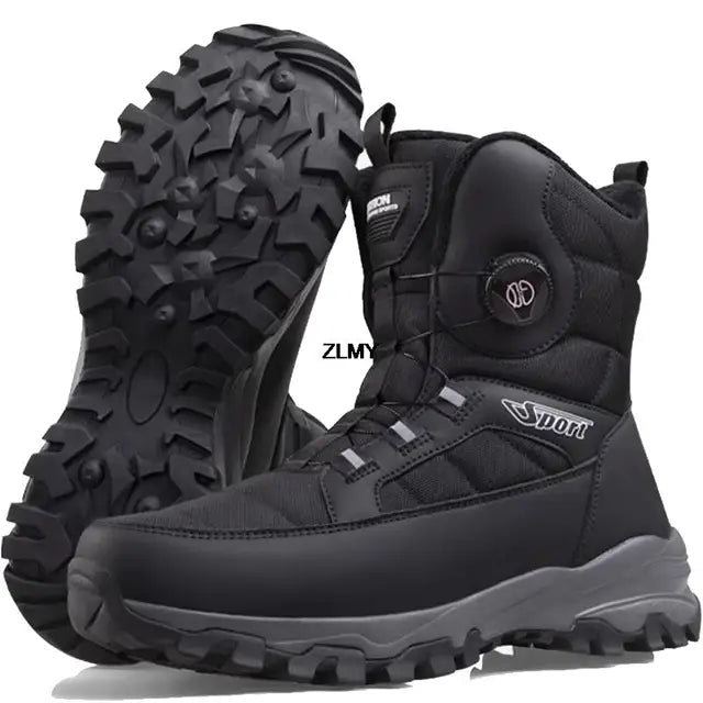 Bottes de neige chaudes pour hommes pour les aventures d'hiver