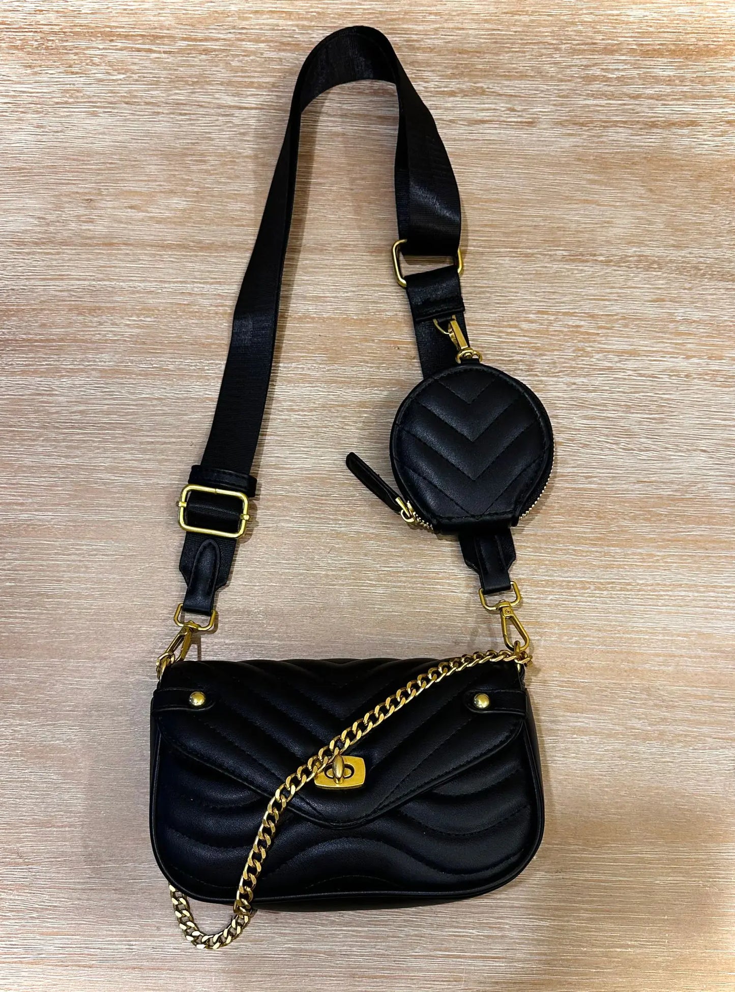 Sac à bandoulière matelassé Louise