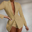 Elegant Women's Shorts Suit Set