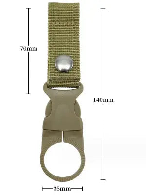 Clip de Colgar para Mochila de Cinturón de Nylon Militar para Exterior