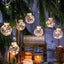 Santa Claus Curtain String Lights
