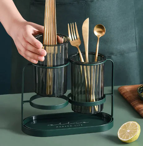 Soporte de palillos de lujo estilo europeo