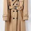 Abrigo Trench Plus Size Hasta la Rodilla
