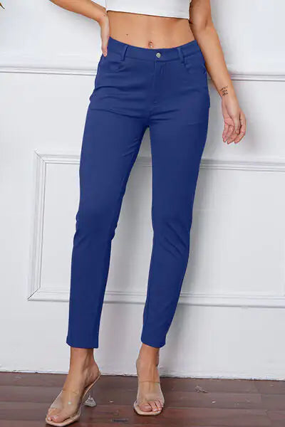 Pantalones Esenciales de Puntada Elástica