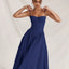 Vestido Midi Elegante con Tirantes de Espagueti