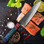Couteau de Chef en Acier Damas Premium