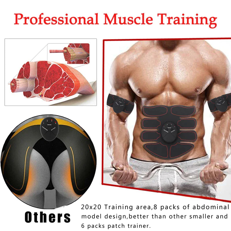 Entrenador de Tonificación Muscular Abdominal EMS Premium
