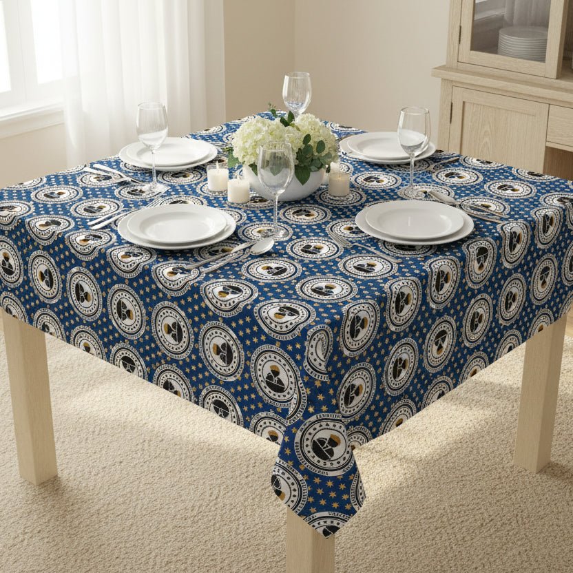 Elegant Faux Seal Tablecloth for Stylish Gatherings