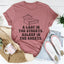 A Lady In Streets Asleep In The Sheets Tee - Korvel