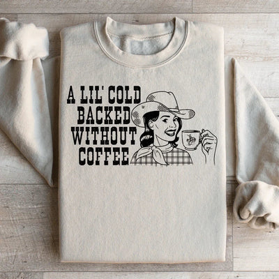 Sudadera con la espalda un poco fría sin café