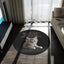Charming Round Rug for Cat Lovers