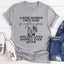 A Wise Woman Once Said Gin & Tonic Please Tee - Korvel
