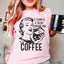 Un bostezo es un grito silencioso por café camiseta