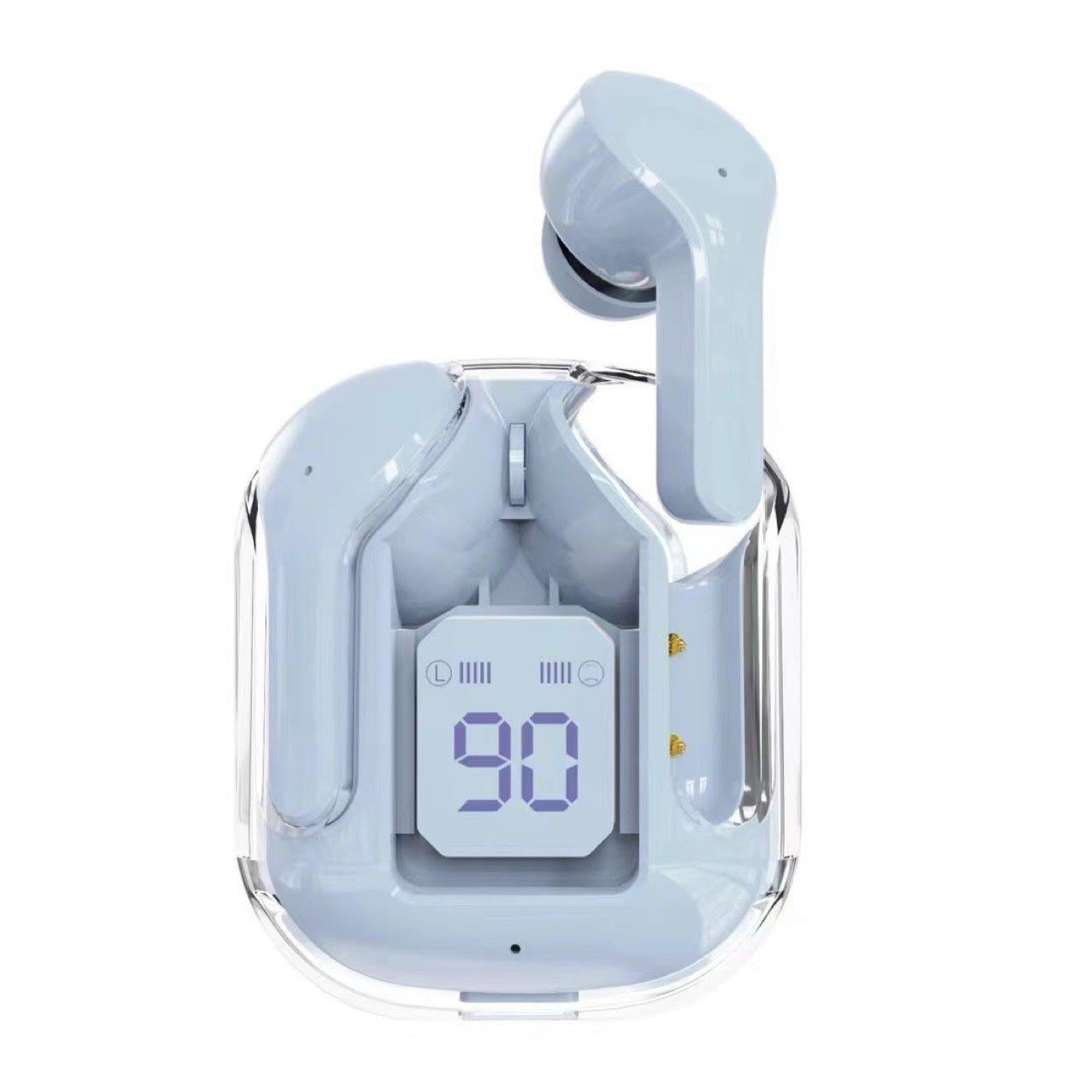 Mini Transparent Wireless Bluetooth Headset with Digital Display