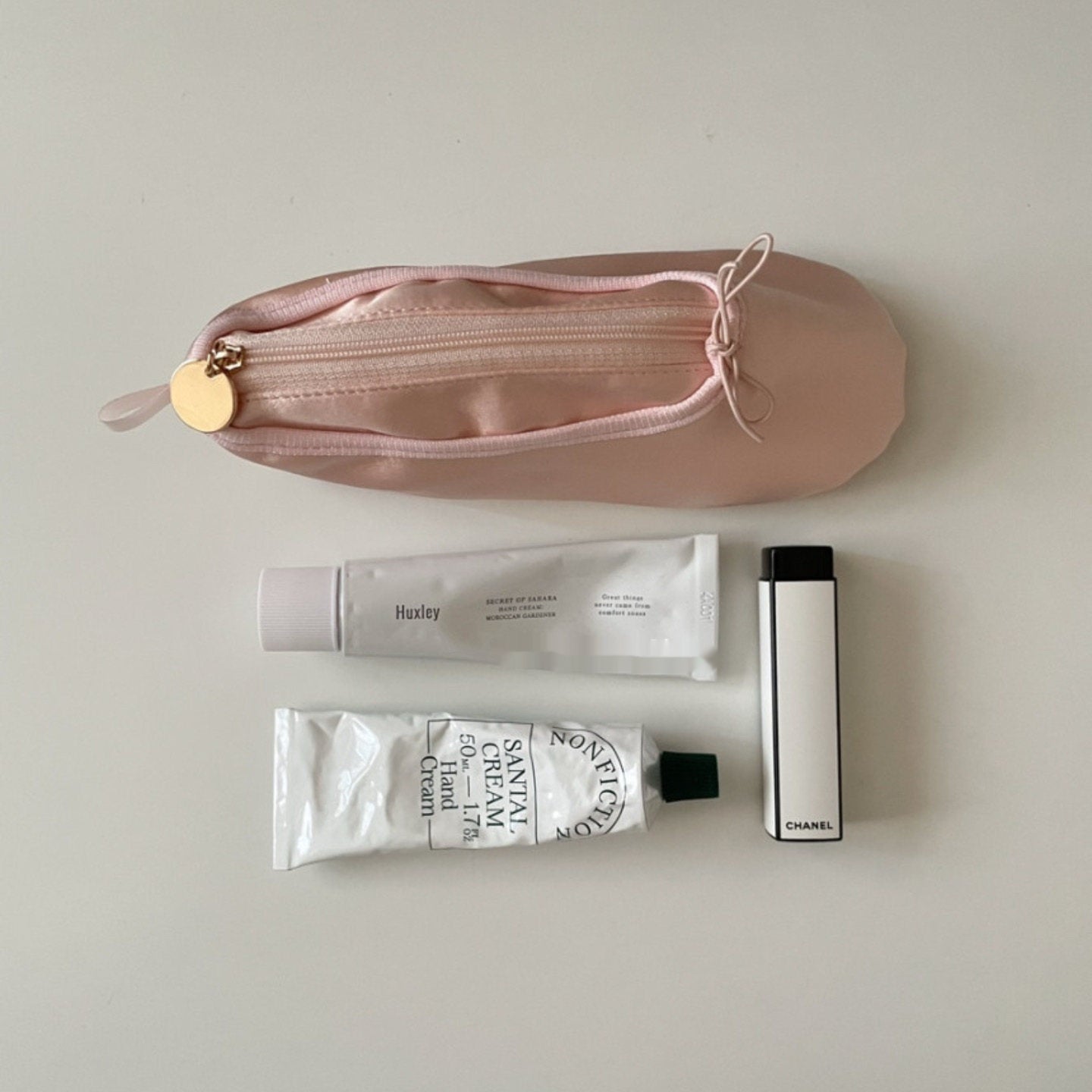 Estuche de Lápices con Lazo Bolsa de Maquillaje Zapato de Ballet