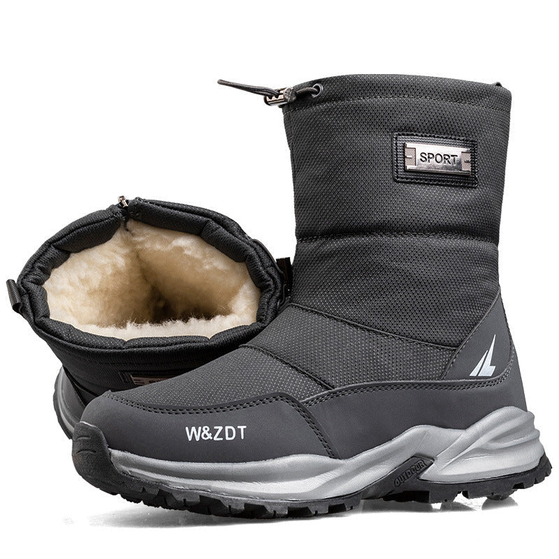 Bottes d'hiver imperméables antidérapantes pour hommes