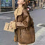 Thickened Lambskin Coat with Integrated Fur Lining