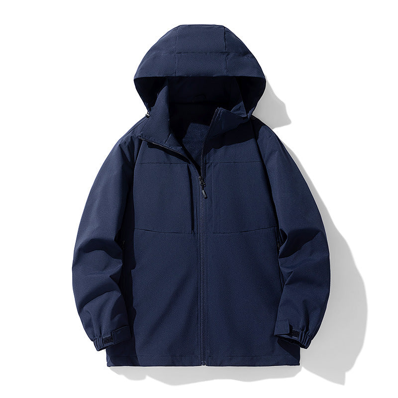 Chaqueta Exterior Impermeable y Cortaviento delgada para Hombre