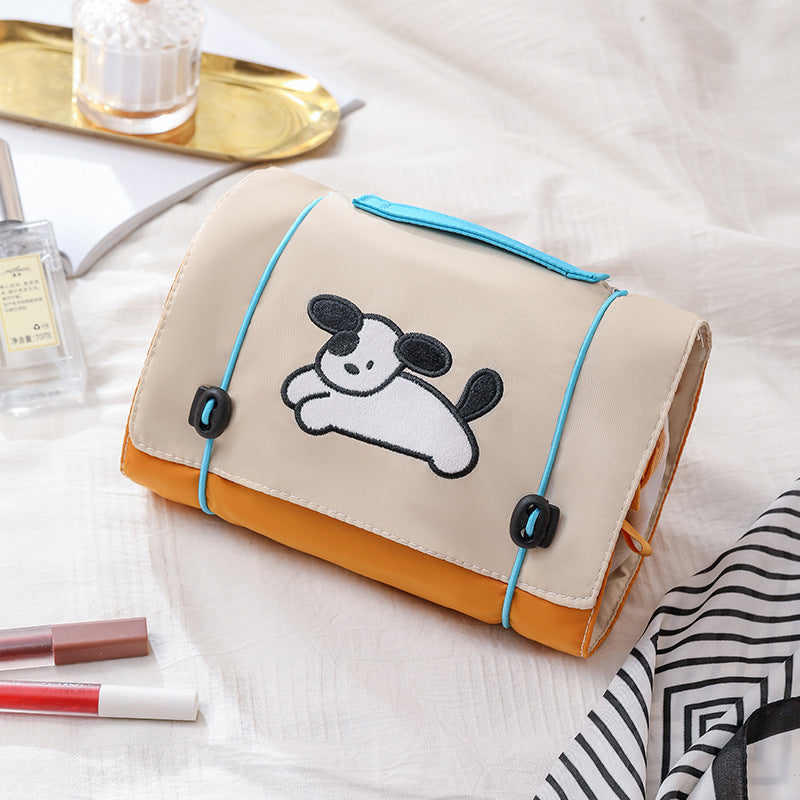 Bolsa de Viaje Cosmética Cuatro en Uno de Perrito de Dibujos Animados