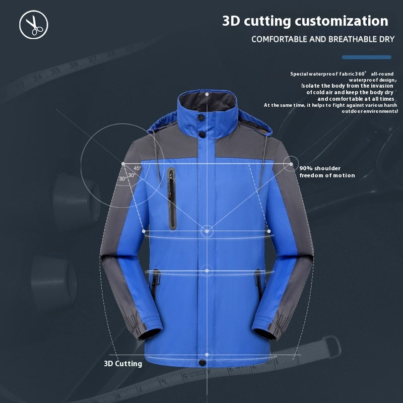 Premium Shell Jacket - Windproof & Waterproof for All Seasons