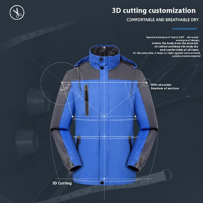 Premium Shell Jacket - Windproof & Waterproof for All Seasons