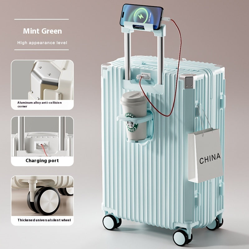 Premium Multifunctional Large-Capacity Carry-On Trolley Case