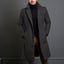 Manteau trench mi-long pour homme - Manteau d'affaires décontracté