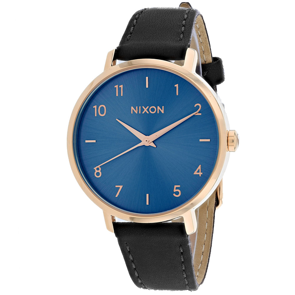 Reloj de cuero Nixon Women's Arrow