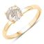 1.25 Carat Genuine TLC Diamond 14K Yellow Gold Engagement Ring