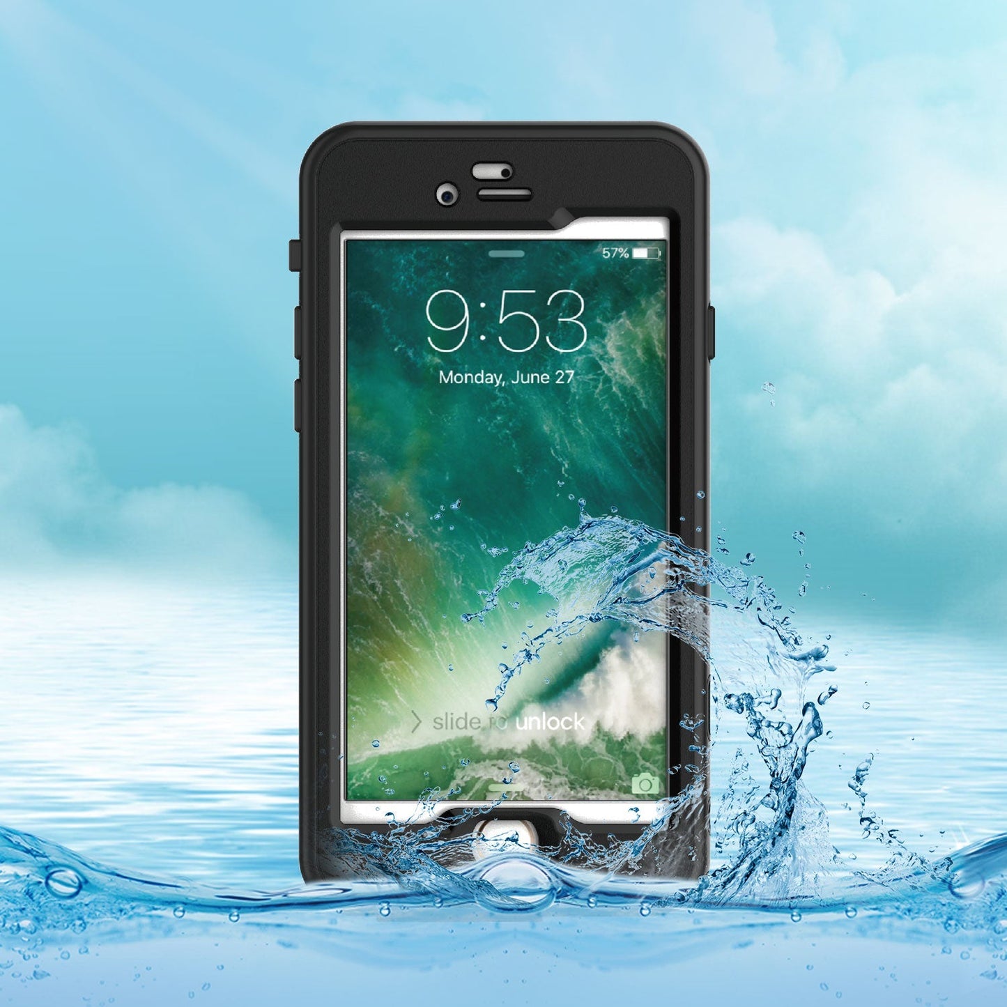 Rugged Waterproof Hybrid Case for iPhone 7 Plus