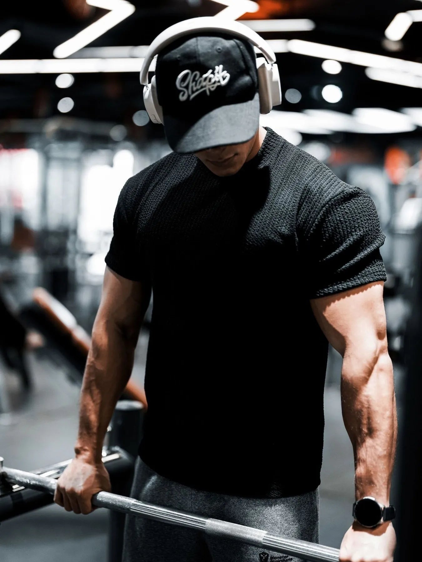 Camiseta de manga corta transpirable para hombres en tallas grandes