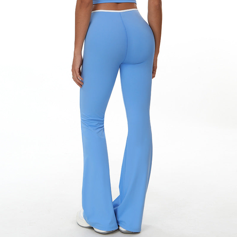 Pantalons de yoga d'été avec taille élastique pour femmes actives