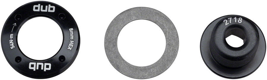 Boulon de manivelle SRAM DUB M18 et capuchon auto-extractible M30 - Noir