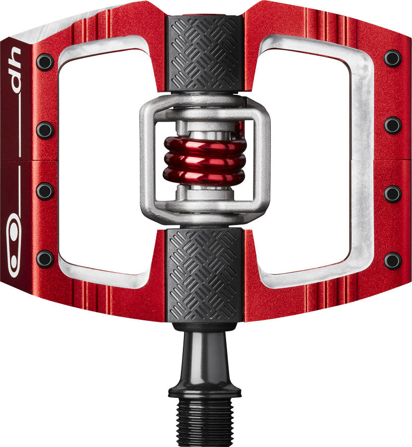 Pedales Crankbrothers Mallet DH - Clipless de Doble Cara de Aluminio Rojo